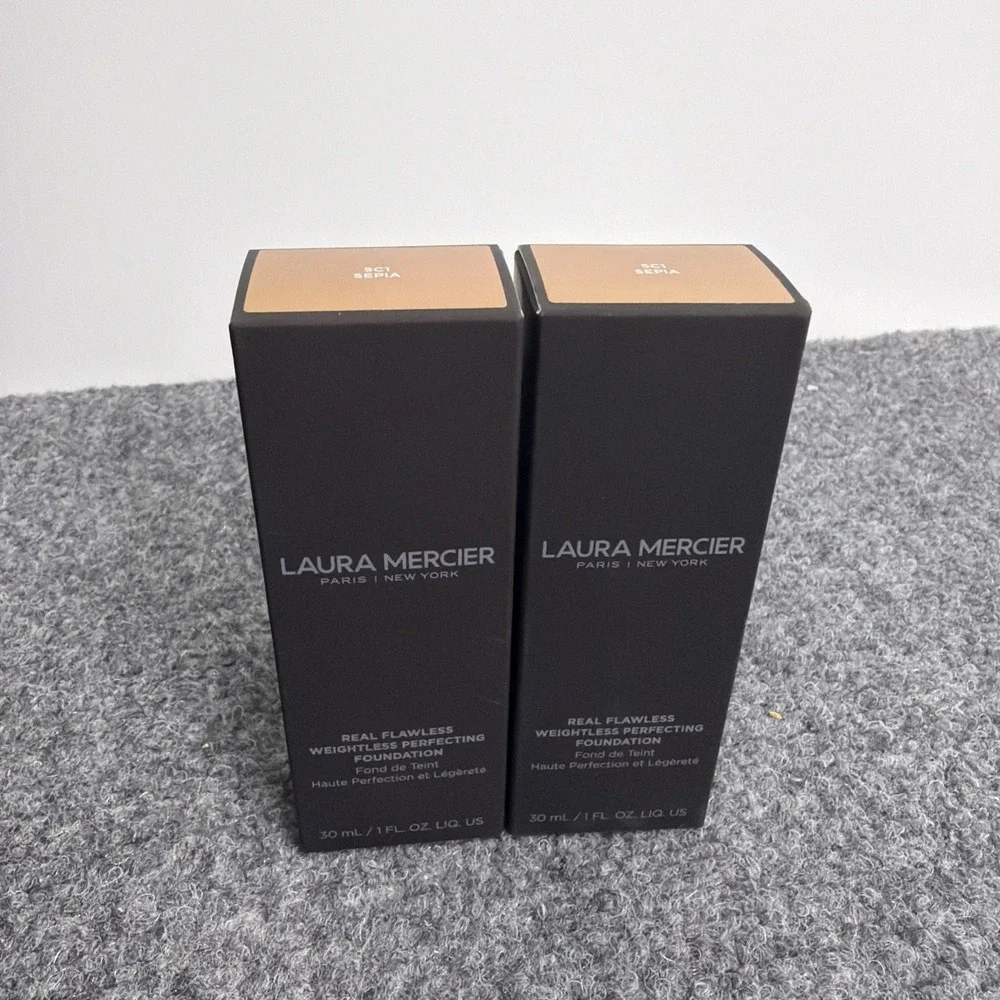 Lot of 2 Laura Mercier Flawless Weightless Perfecting Foundation 5C1 Sepia